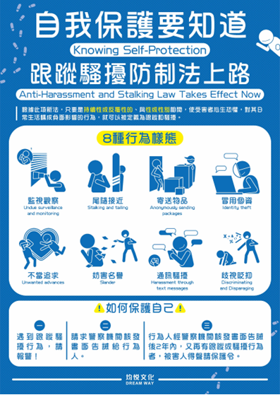 自我保護要知道 跟騷法上路